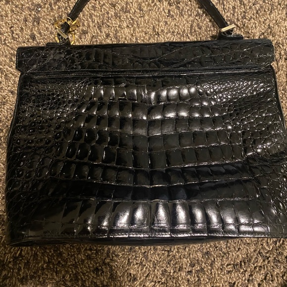 Made in Italy giani parapini. Crocodile leather hand bag - Picture 9 of 15
